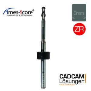 imes icore 2.5mm 3mm radius milling tool diamantiert fräser zirkon t13 t40 t50