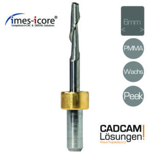 imes icore 4.0mm 6mm shaft milling tool long 32mm einschneider pmma wachs peek t30